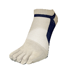 将图片加载到图库查看器,Made By Washi Five-Toe Arch Support Socks (no-show)