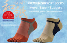 将图片加载到图库查看器,Made By Washi Five-Toe Arch Support Socks (no-show)