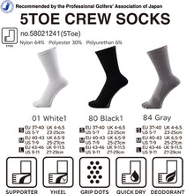 将图片加载到图库查看器,Dmyth Premium Support Socks 5Toe Crew