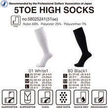 将图片加载到图库查看器,Dmyth Premium Support Socks 5Toe High Socks