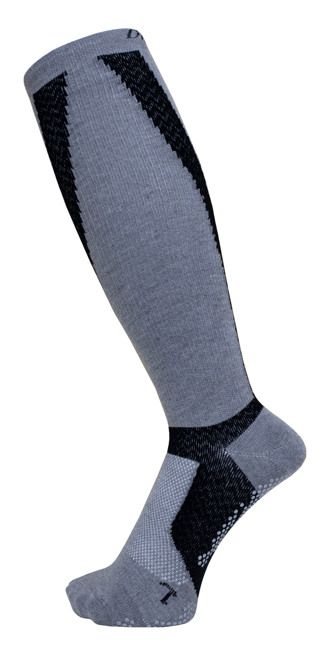 Round-Toe Arch & Calf Support High Socks