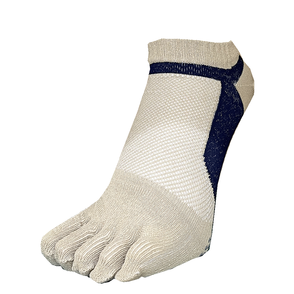 Made By Washi Five-Toe Arch Support Socks (no-show)