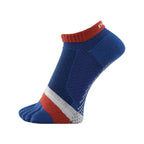 Dmyth Premium Support Socks 5ToeNoShow Stripe
