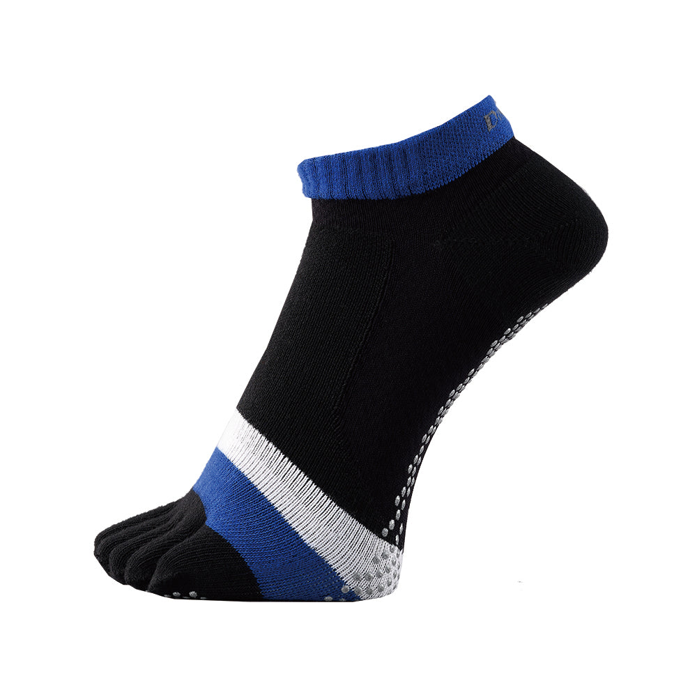 Dmyth Premium Support Socks 5ToeNoShow Stripe