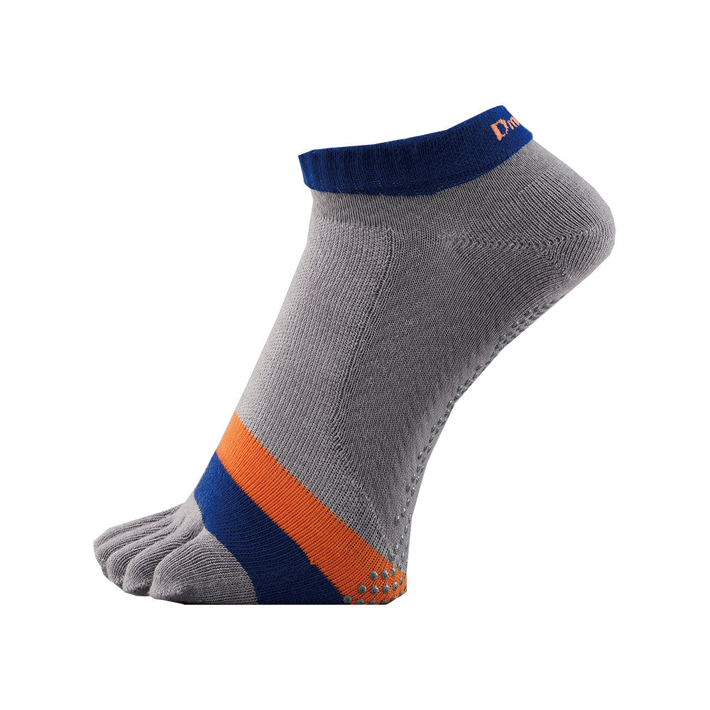 Dmyth Premium Support Socks 5ToeNoShow Stripe
