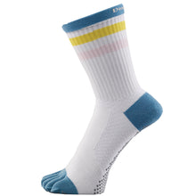 将图片加载到图库查看器，D-myth Premium Support Socks 5Toe Crew Line
