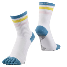 将图片加载到图库查看器，D-myth Premium Support Socks 5Toe Crew Line
