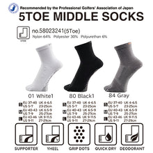 Load image into Gallery viewer, Dmyth Premium Support Socks 5Toe Middle
