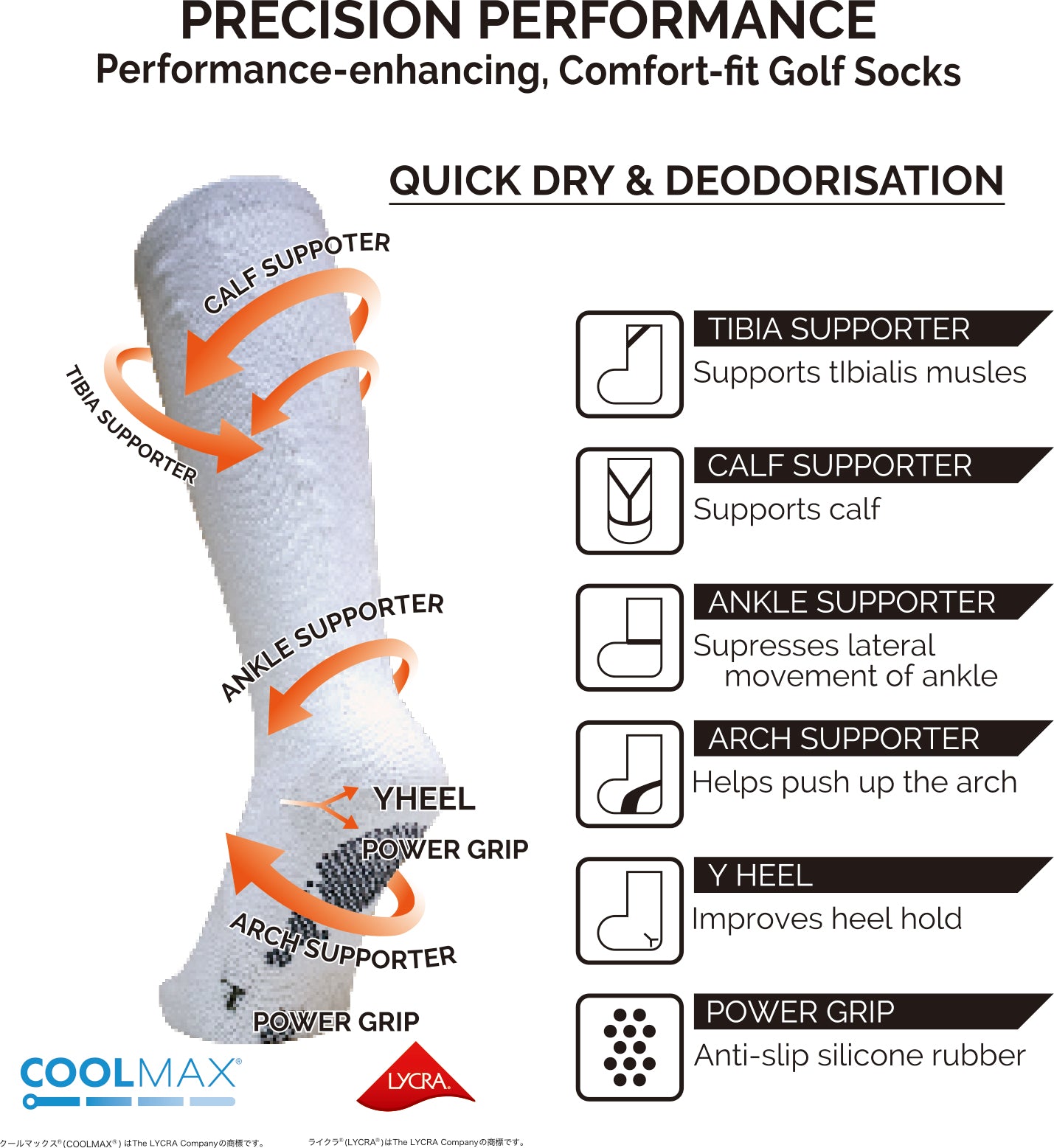 Dmyth Premium Support Socks High Socks
