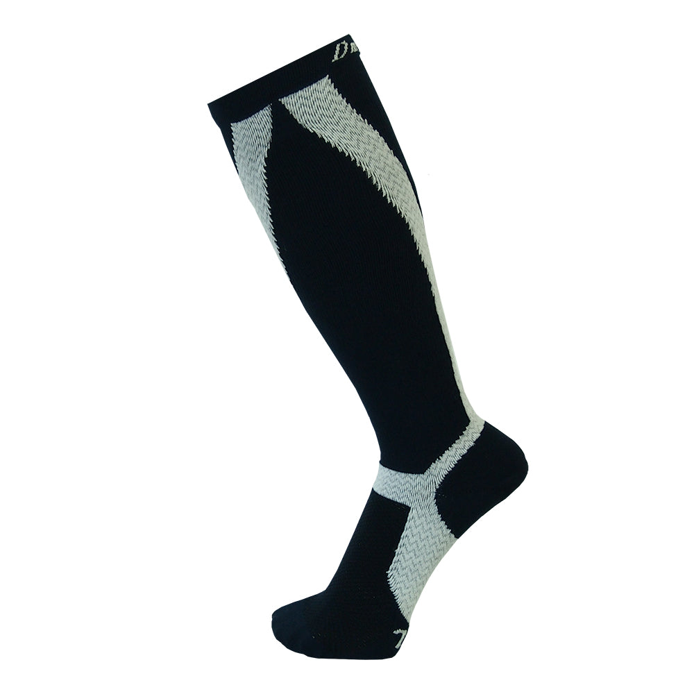 Round-Toe Arch & Calf Support High Socks