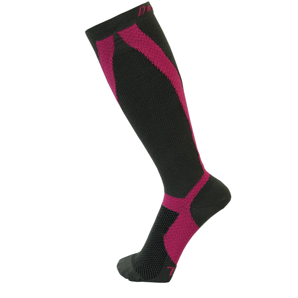 Round-Toe Arch & Calf Support High Socks