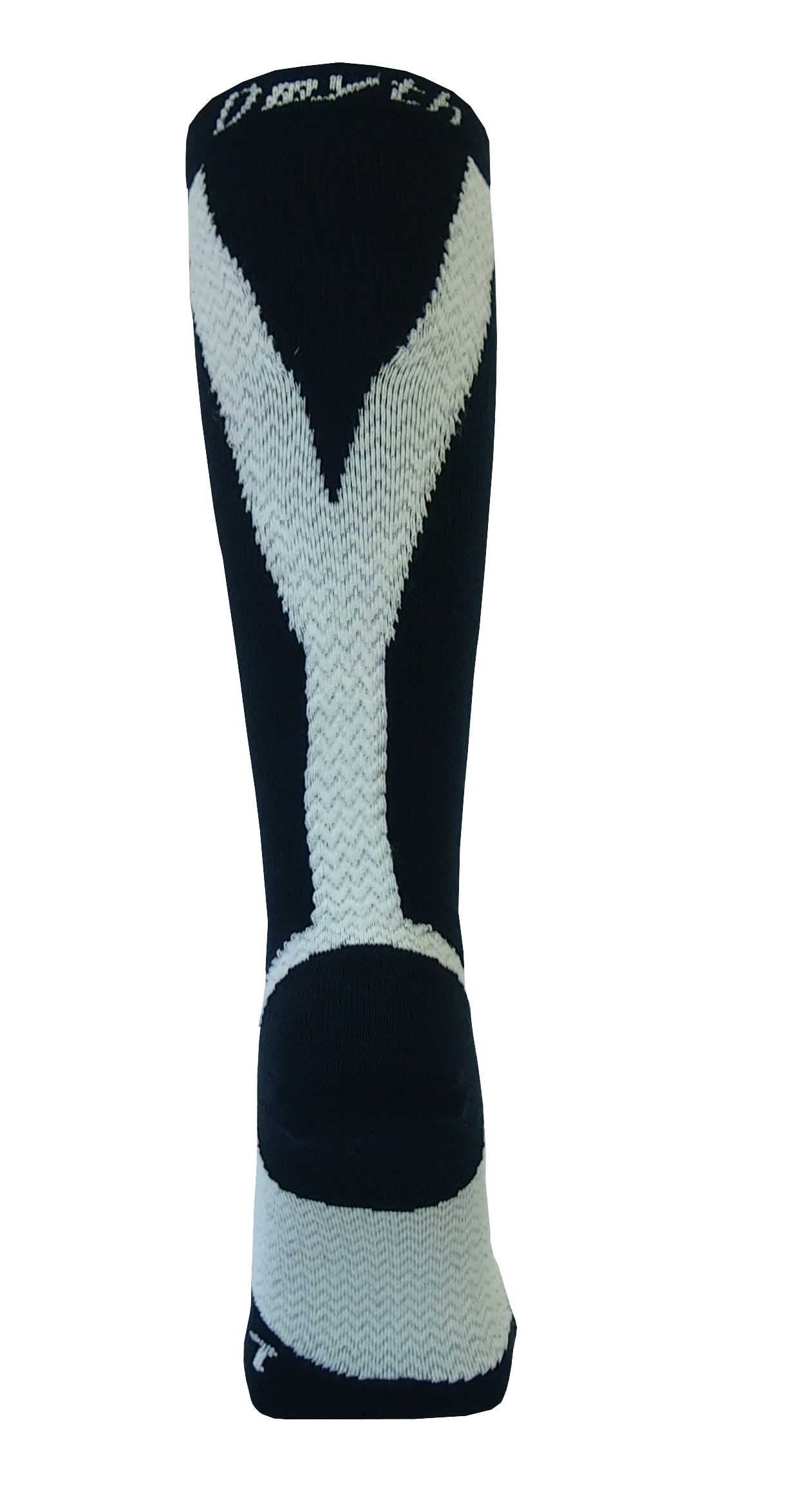 Round-Toe Arch & Calf Support High Socks