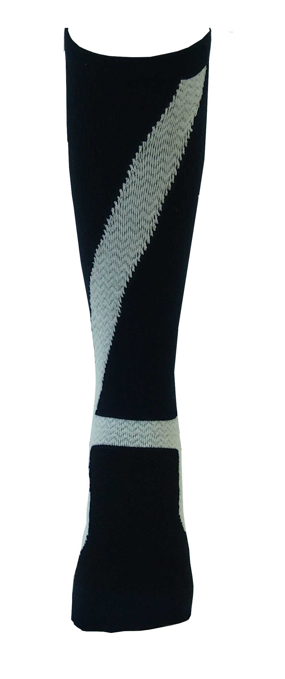 Round-Toe Arch & Calf Support High Socks