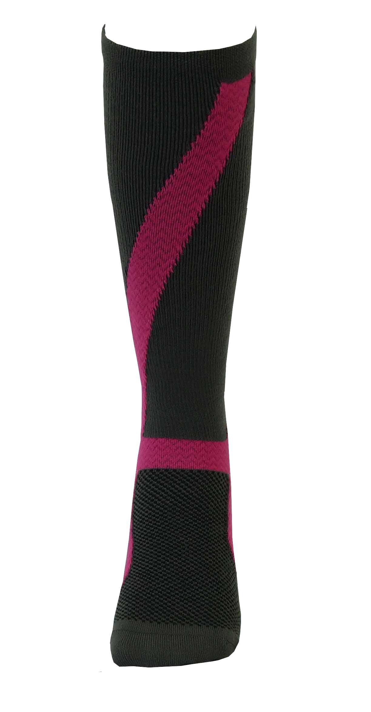 Round-Toe Arch & Calf Support High Socks