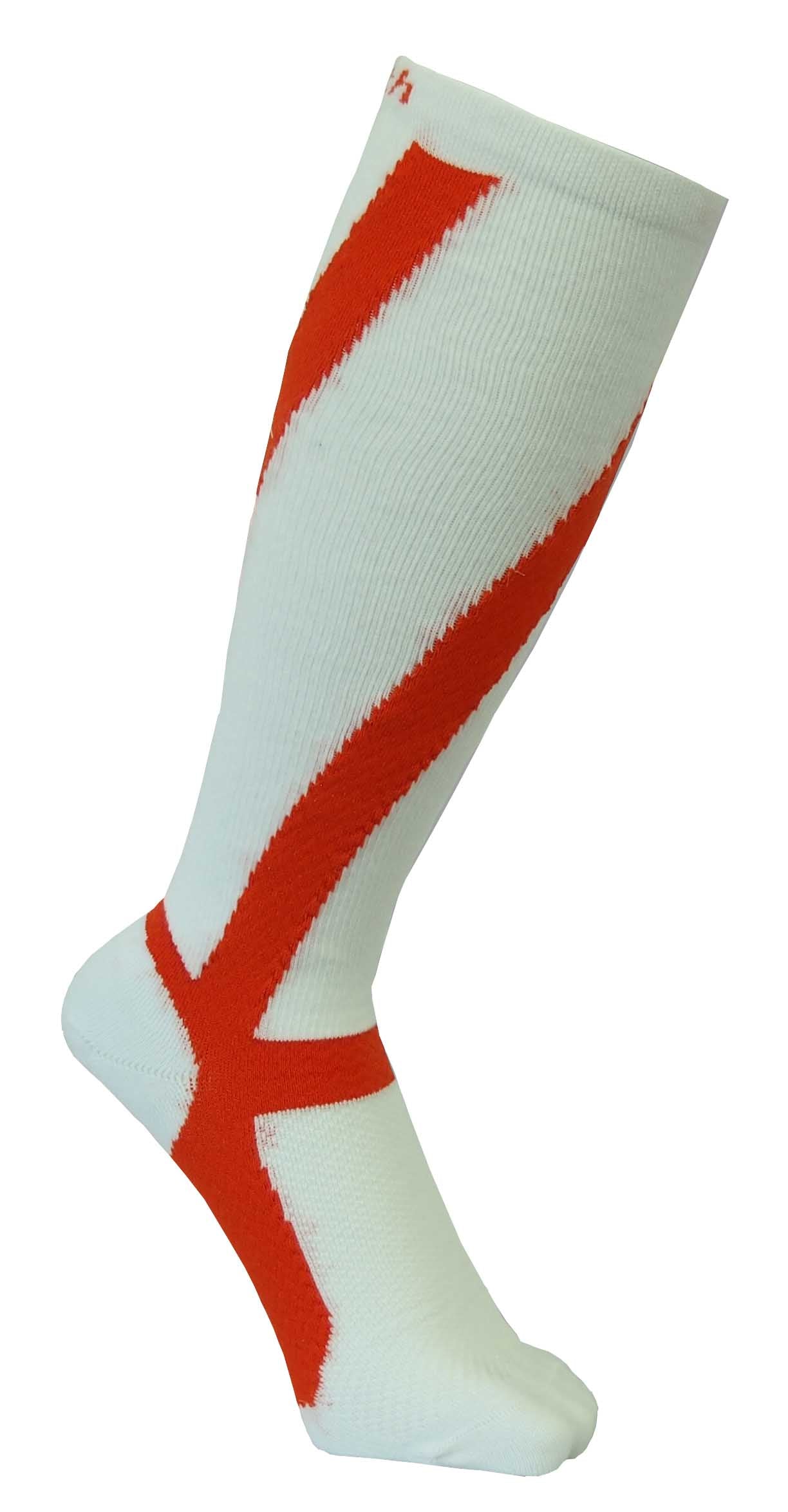 Round-Toe Arch & Calf Support High Socks