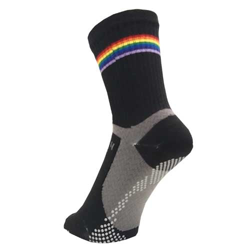 Five-Toe Arch Support Socks Rainbow Pattern (Middle Length) [Type 2]